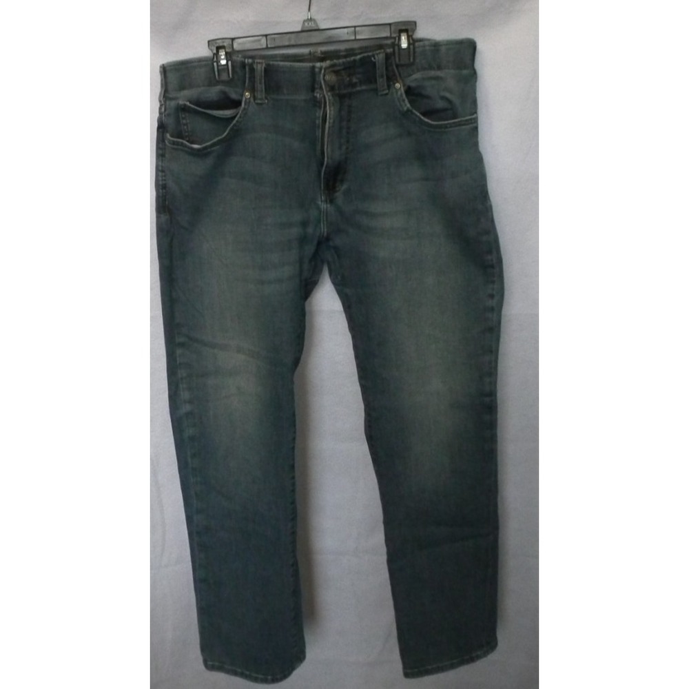 Mens 38X30 Lee Extreme Motion MVP Jeans Straight Fit Tapered Leg Stretch Denim
